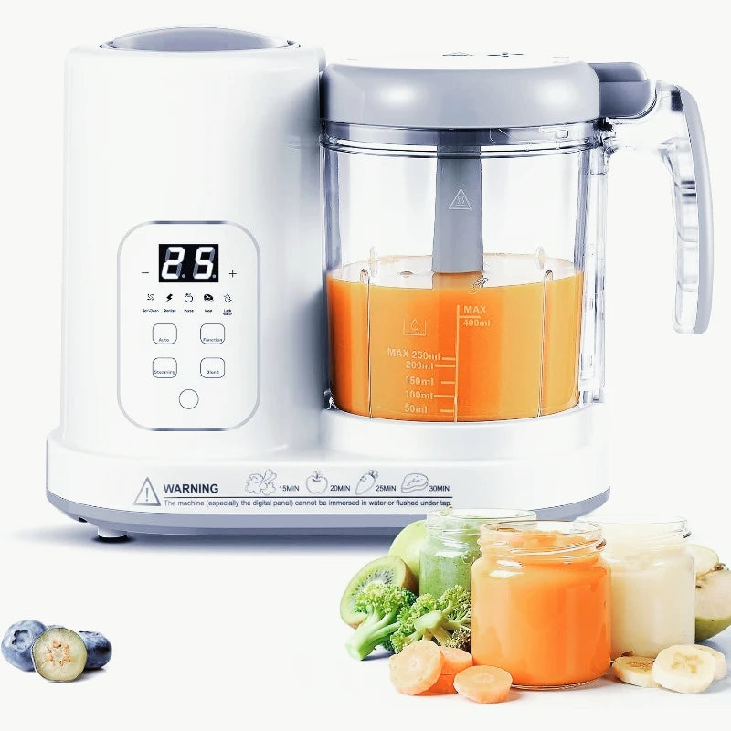 Baby Food Maker Steamer Blender With Auto Puree And Cleaning