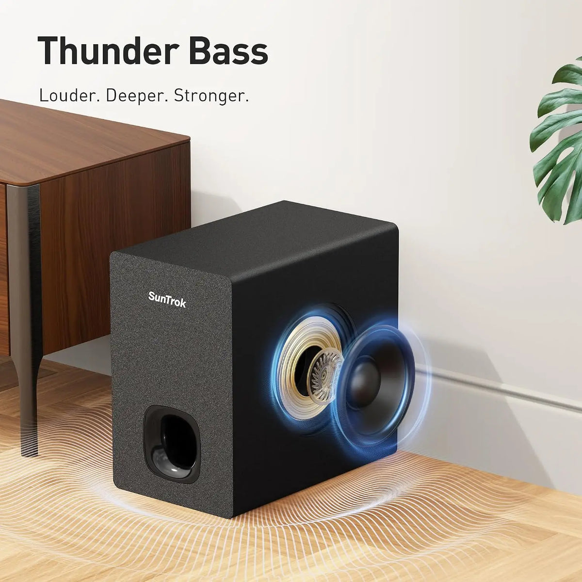 Home Theater Soundbar with Subwoofer and Dual Wireless Karaoke Mics - Bluetooth 5.3 TV Speaker System, Surround Sound with HDMI ARC, Optical, AUX, USB Inputs, 280W Peak Power for Movies, Music and Family Parties