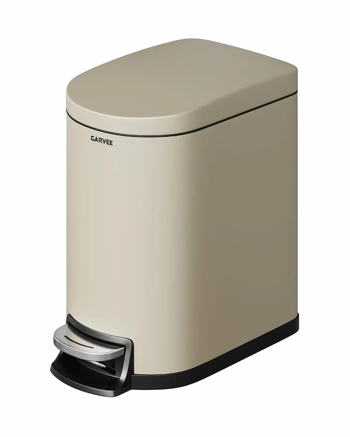 Stainless Steel Pedal Trash Can With Soft Close Lid