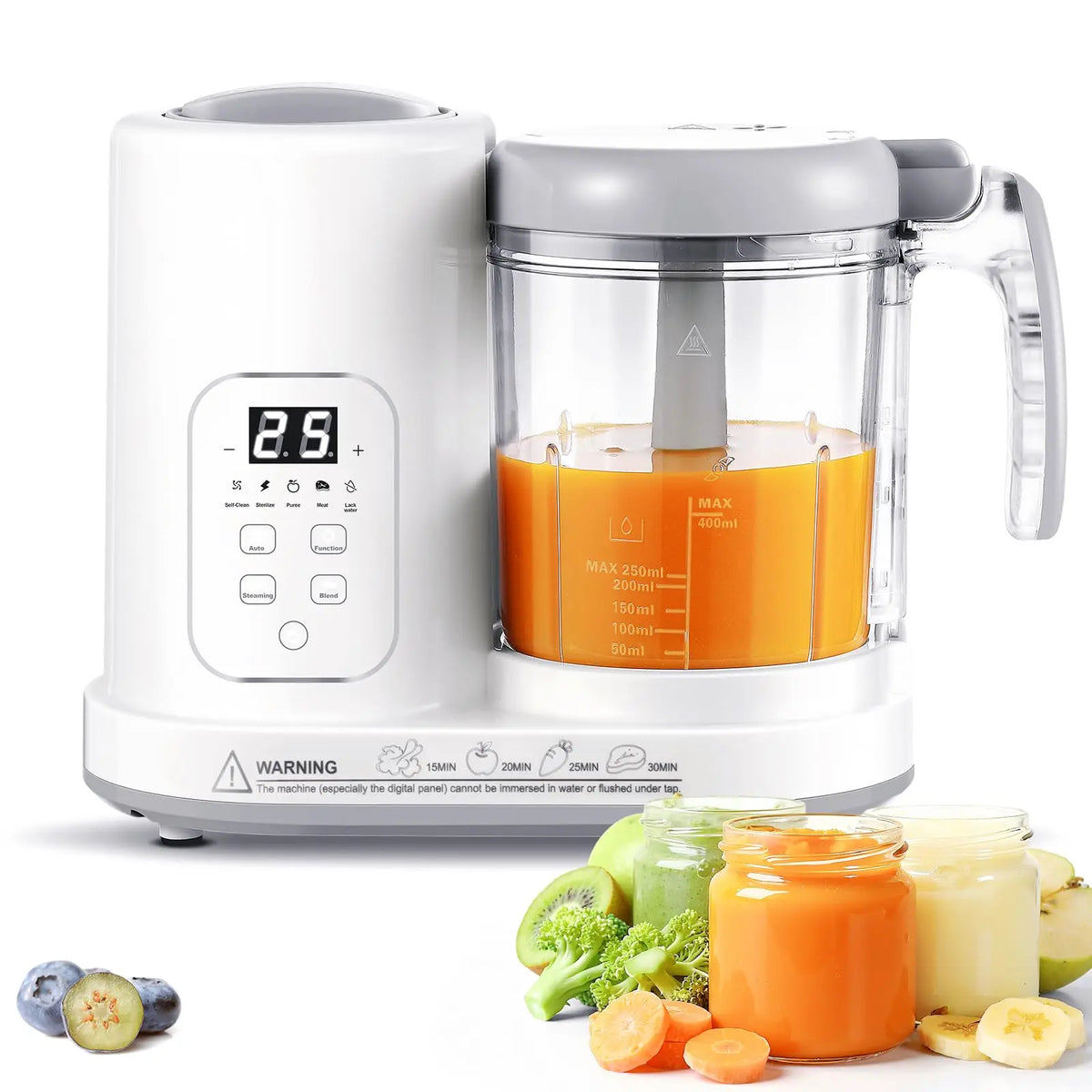 Baby Food Maker Steamer Blender With Auto Puree And Cleaning