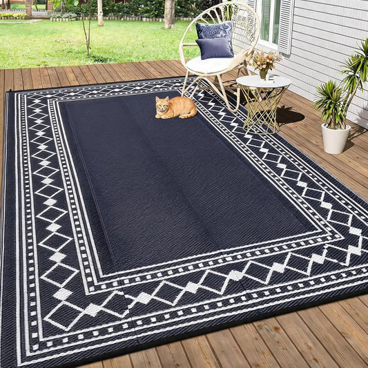 9x18/8X10FT Waterproof Plastic Straw Luxury Living Room Carpet Washable Decoration Coffee Tables Bedroom Rug Outdoor Mat Hotel Homestay Decorative
